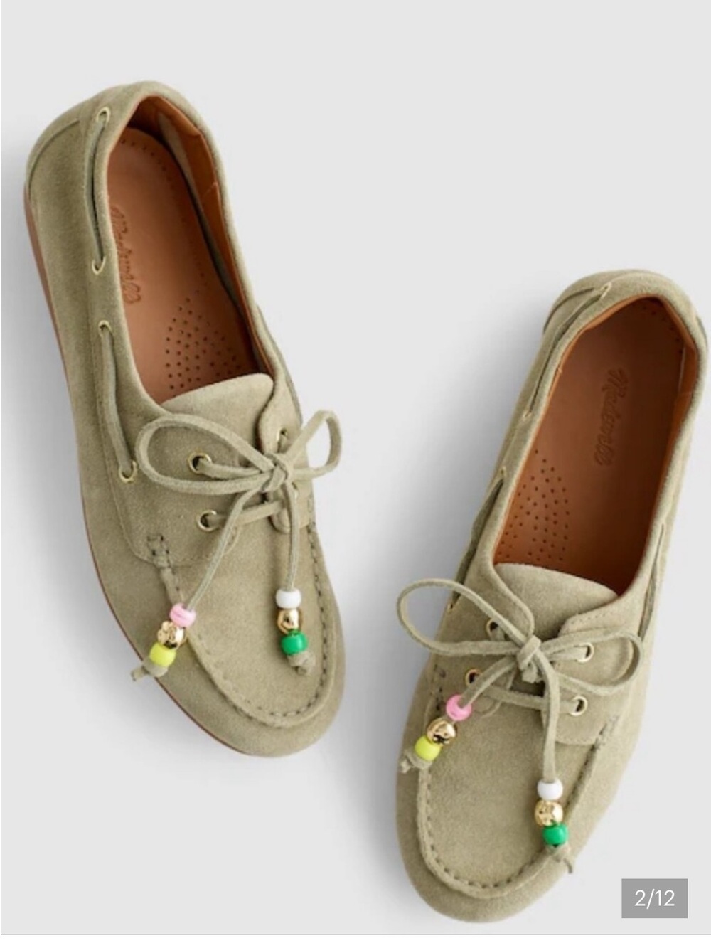 Madewell The Jamie Leather Boat Shoes